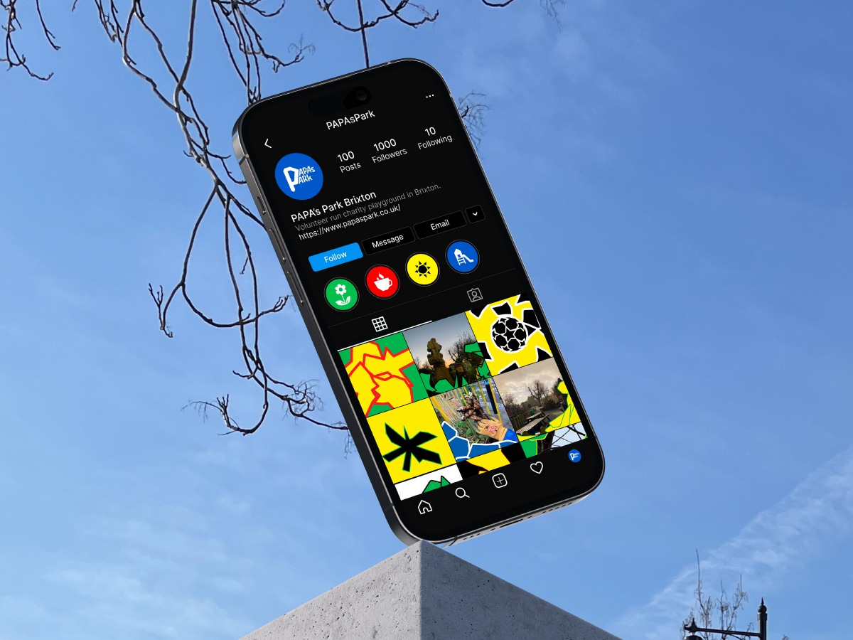 PAPA's Instagram Mockup