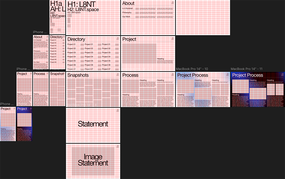 Initial pages setup